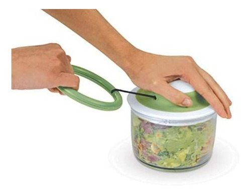 Imagen 6 de 8 de Picadora De Alimentos Manual Chef'n Veggichop (rúcula), 5.5