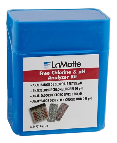 Analizador De Cloro Libre Y Ph Lamotte + 60 Tabletas