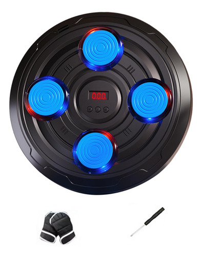 Máquina De Boxeo Musical Para Niños, Azul 4 Objetivo