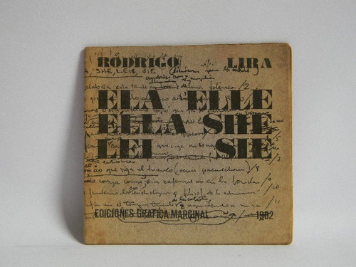 Ela Elle Ella She Lei Sie Rodrigo Lira Primera Edición 1982