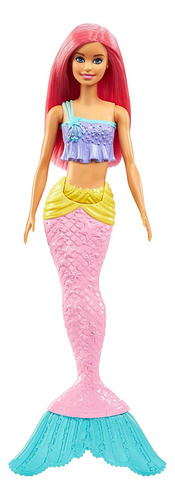 Muñeca De Sirena Barbie Dreamtopia, Rosa, Para Mover El Pelo