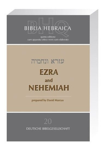 Libro Biblia Hebraica Quinta (bhq)