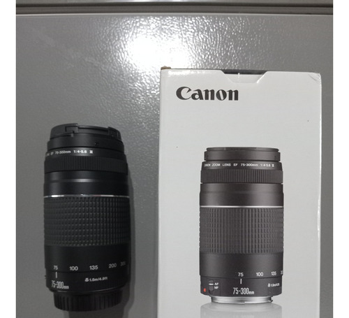 Lente Canon Ef 75-300mm Zoom F/4-5.6 Serie 3 (iii) Nuevo!!!