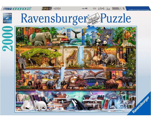 Rompecabezas Ravensburger 16652 Reino Salvaje 2000 Pzas