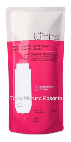  Repuesto Shampoo/acondicionador Lumina Todo Natura Rosario