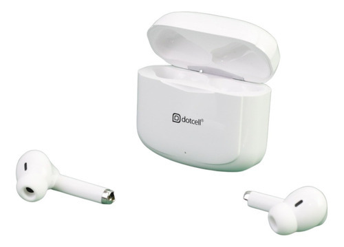 Fone Tws Sem Fio Bluetooth Esportivo Para Treino Corrida Cor Branco