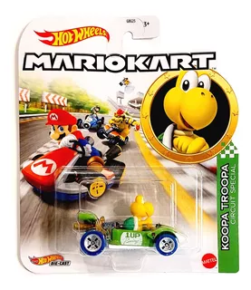 Miniatura Hot Wheels Mario Kart - Koopa Troopa Original 1:64