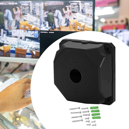 Caja De Conexiones Para Cámara Domo Caja De Montaje Negro