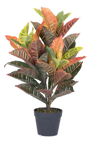 Vickerman Planta Croton De Tacto Real De 30 Pulgadas En Mace