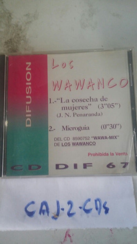 Los Wawanco Single Cd Promo  Rareza