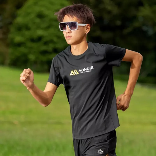 Remera Deportiva Hombre Liviana Transpirable Running Aonijie