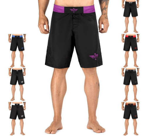 Shorts Artes Marciales Mixtas Elite Sports Black Jack Series