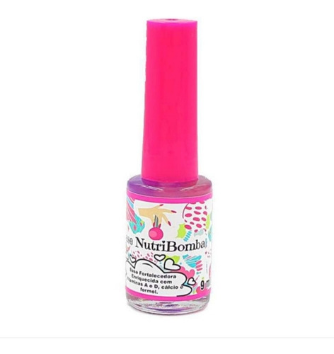 Imagem 7 de 10 de Base Nutribomba Kit Fortalecedor De Unhas+lixa Vidro Cristal