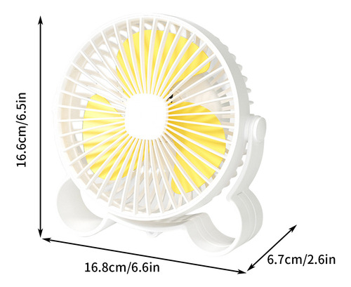 Ventilador Pequeño E Home Hook Portátil Recargable Por Usb M