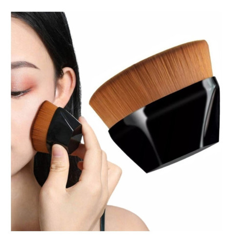Pincel Mágico Hexagonal Famoso No Tiktok Flawless Brush Cor Preto
