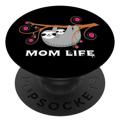 Mom Life - Soporte Para Telefono Y Tableta Con Diseño De F