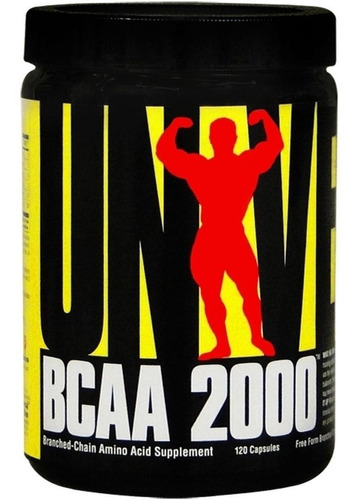 Imagen 1 de 6 de Bcaa 2000 X 120 Caps Universal Nutrition - Aminoácidos 