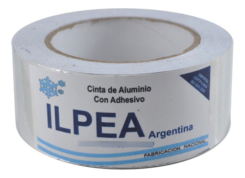 Cinta Aluminio Con Adhesivo 48mm X 40mtrs Ilpea