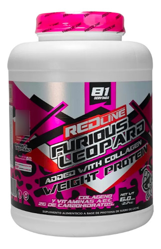 Redline Proteina + Colageno Furious Leopard Vainilla 2.7kg