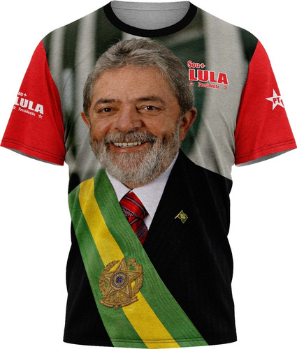 Imagem 1 de 3 de Lula - Presidente Lula - Tecido Dryfit