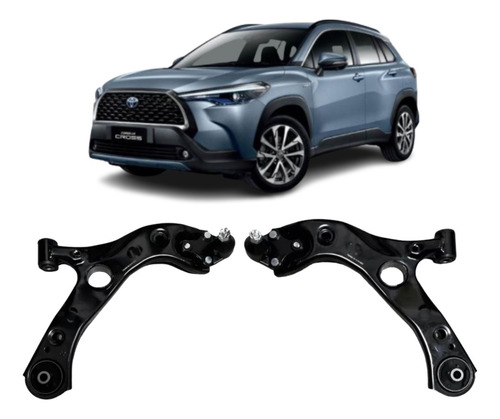 Kit X2 Parrilla Toyota Corolla Cross Año 2023
