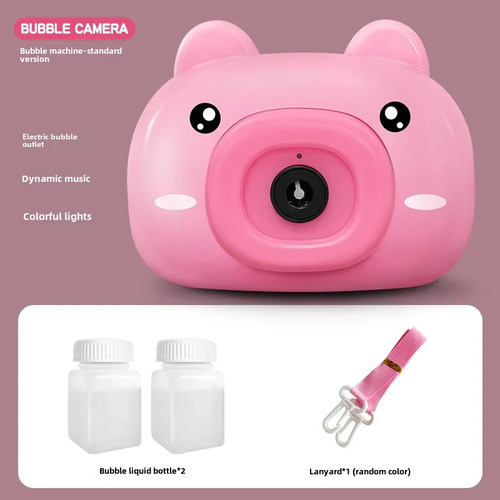 Juguete Soplador Automático De Burbujas De Luz Bubble Machin