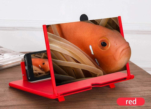 Imagen 5 de 10 de Amplificador Para Pantalla De Teléfono Lupa 3d 10 Pulgadas