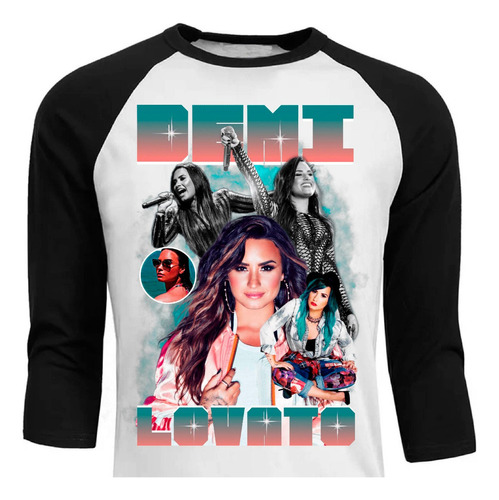 Demi Lovato - Cantante - Raglan - Polera