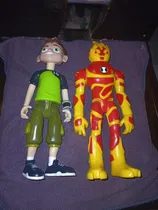Comprar 2 Figuras Muñecos De Ben 10 ( Fuego Y Ben 10 ) De Uso 