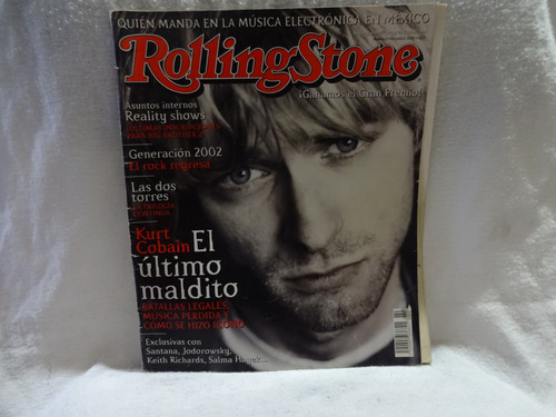 Revista Rolling Stone Especial Kurt Cobain El Ultimo Maldito