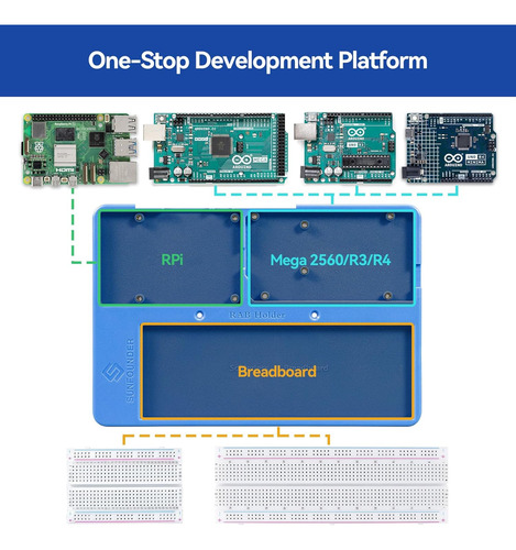 Sunfounder Rab Holder Breadboard Kit Para Raspberry Pi Compa