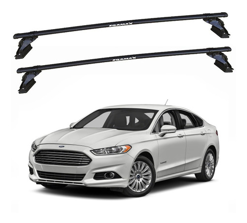 Barras De Techo Eqmax Aco Acero Ford Fusion 2007-2013 Negro