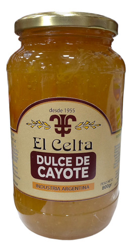 Dulce De Cayote El Celta 800 Grs