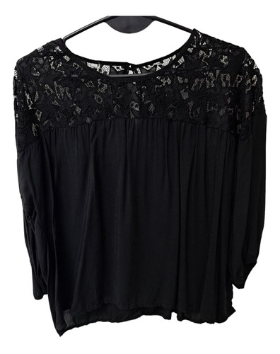 Blusa Con Encaje Estrellas Talles 2 3  Stampa Woman 