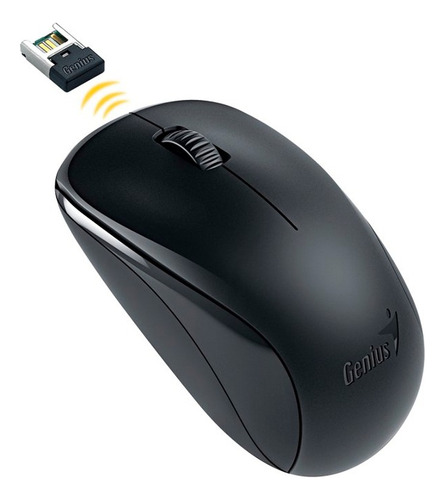 Mouse Inalámbrico Genius Nx-7000 Receptor Usb, Blueeye Negro
