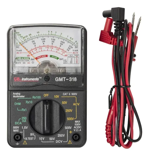 Multímetro Analógico Gardner Bender Gmt-318, De 6 Funciones