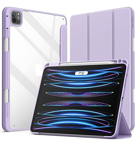 Funda Para iPad Gen 4/3/2/1 Con Soporte De Lapiz (purpura)