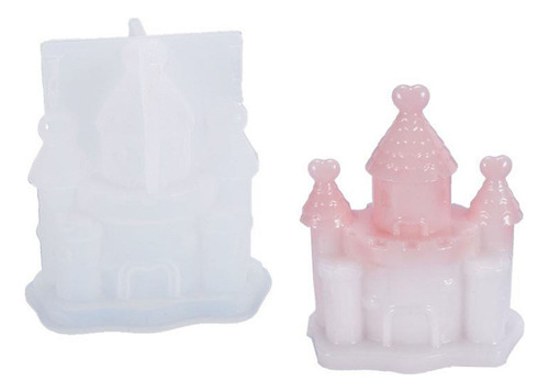 ~ Molde De Castillo De Silicona 3d Que Hace A Mano El Molde