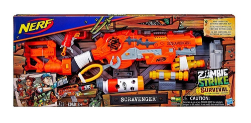 Nerf Zombie Survival Scavenger Pistola Arma Para Hoyyyyyyyyy