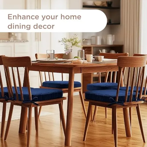 Codi Juego De 4 Cojines Para Sillas De Comedor, Almohadillas