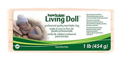 Super Sculpey Living Doll Arcilla Polimérica Baby 454g