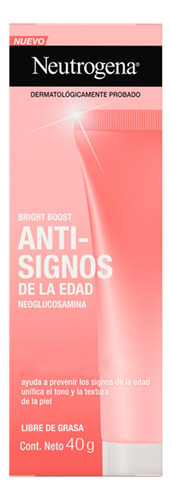 Crema Antiedad Neutrogena Bright Boost Fps 30 - Frasco 40 Gr