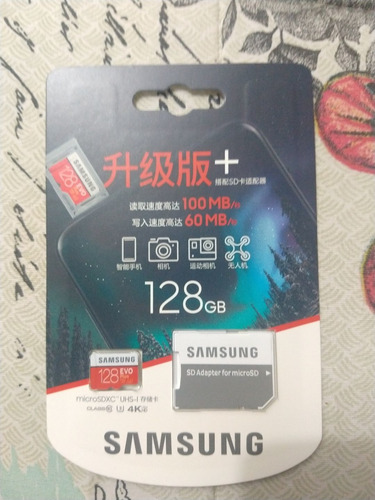 Imagem 4 de 5 de Cartão De Memória Samsung Evo Plus 128gb - Promoção