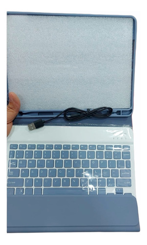 Estuche Smart Case Espacio Lápiz Y Teclado Para  iPad 9 10.2