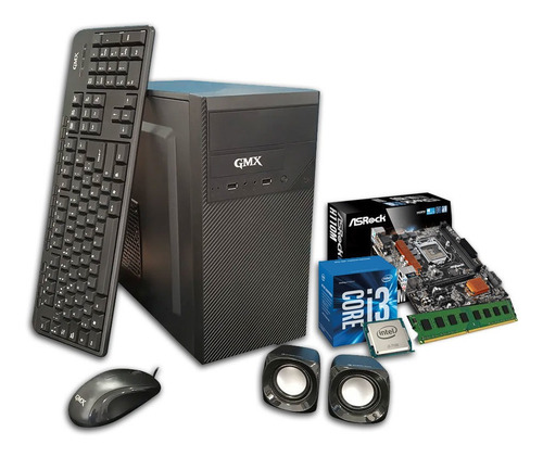 Pc Armada Gmx Kit Gabinete Ram 4gb Ssd 240gb Intel Corei3