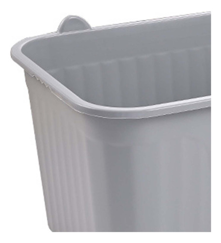 Bandeja De Arena Para Mascotas Con Parte Superior Gris L