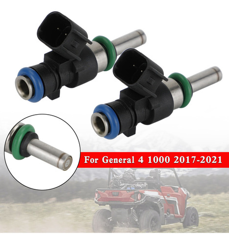 . 2 Inyector Combustible Para Polaris General Rzr Rs1 Xp1000