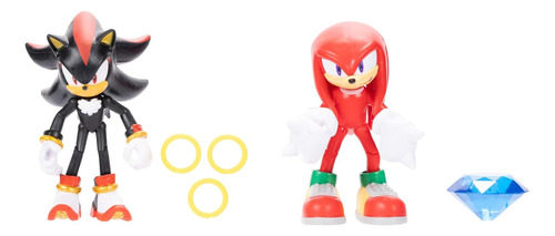 Sonic The Hedgehog 2 Figuras 4 Pulgadas Knuckles Shadow