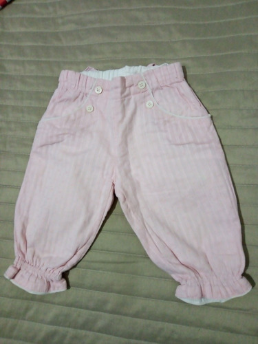 Pantalón Reversible Baby Cottons Talle 6/9 Meses Exc Estado 