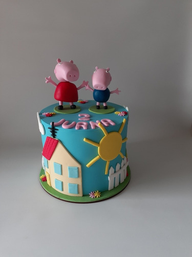 Torta Peppa Pig Artesanal George Pig